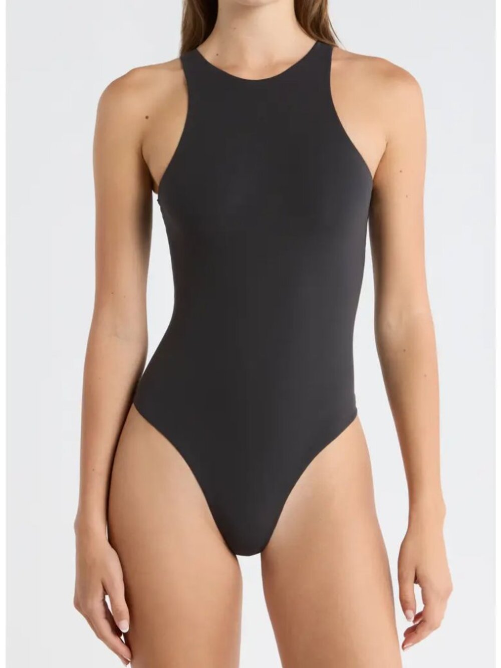 SKIMS Fits Everybody High Neck Bodysuit in Black size XL